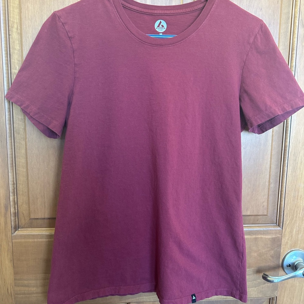 American Giant Oxblood Tee -Medium